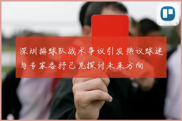 深圳排球队战术争议引发热议球迷与专家各抒己见探讨未来方向