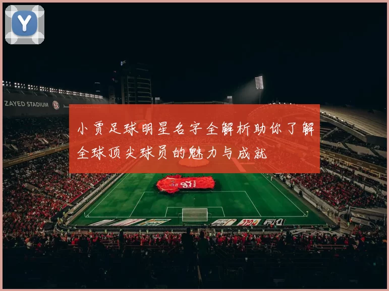 小贾足球明星名字全解析助你了解全球顶尖球员的魅力与成就