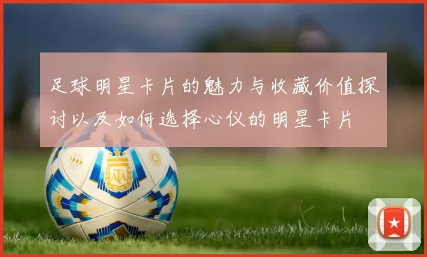 足球明星卡片的魅力与收藏价值探讨以及如何选择心仪的明星卡片